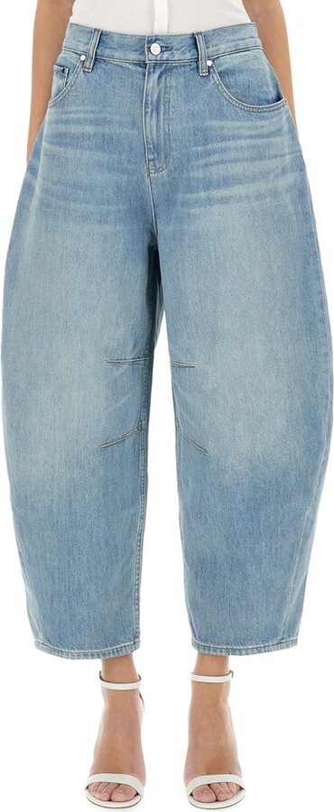 Helmut Lang Logo Patch Cocoon Jeans