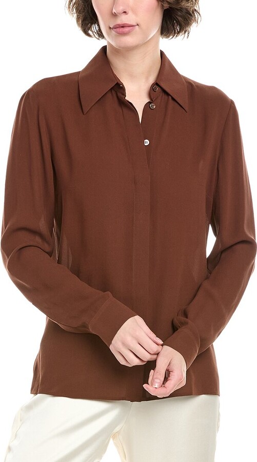 Michael Kors Collection Hansen Silk Shirt