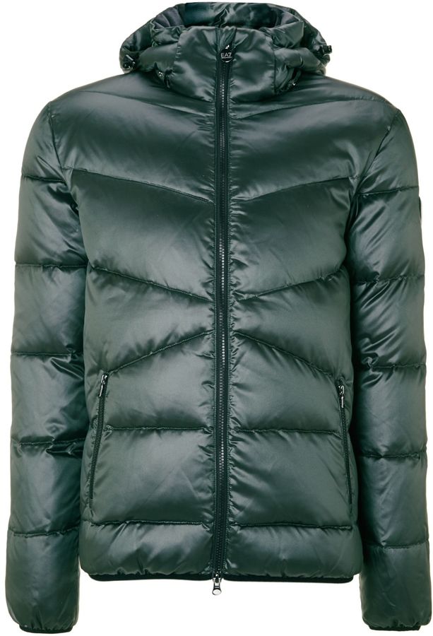 Emporio Armani Men's EA7 Mountain padded jacket - ShopStyle Outerwear