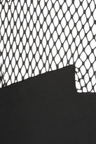 Thumbnail for your product : Rag and Bone 3856 Rag & bone Franklin mesh-paneled scuba-jersey mini dress