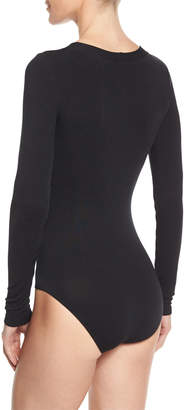 Wolford Berlin Long-Sleeve Bodysuit, Black