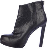 Thumbnail for your product : Haider Ackermann Ostrich Ankle Boots