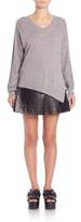 Thumbnail for your product : Alexander Wang Asymmetrical Wool & Silk Sweater