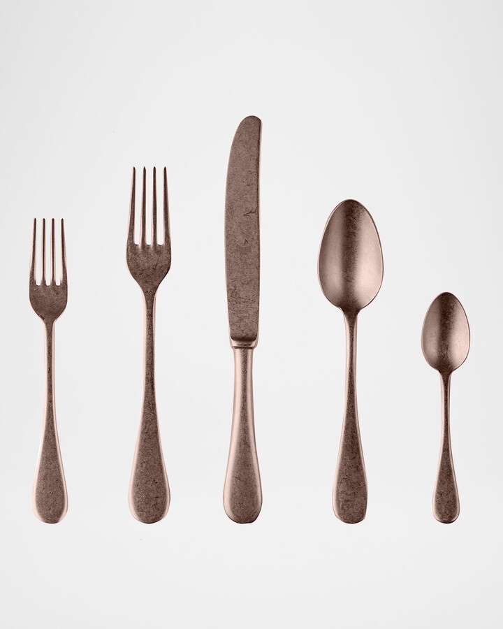 Mepra Vintage Champagne 5-Piece Flatware Setting
