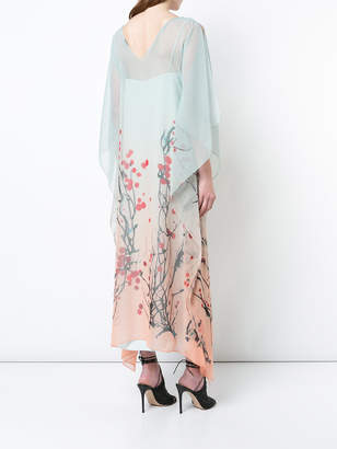Vionnet blossom print shift dress