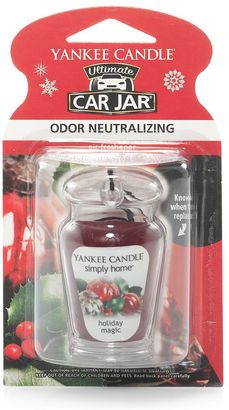 Yankee Candle simply home Car Jar Holiday Magic Air Freshener