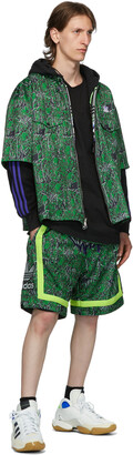 Sankuanz Reversible Black & Green adidas Originals Edition Shirt Hoodie