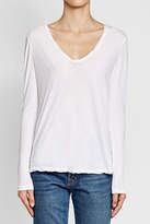 Thumbnail for your product : James Perse Long-Sleeved Cotton Top