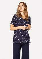 Thumbnail for your product : Women's Black 'Eclipse Spot' V-Neck T-Shirt