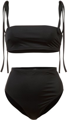 Proenza Schouler Tie Detail Bandeau Bikini