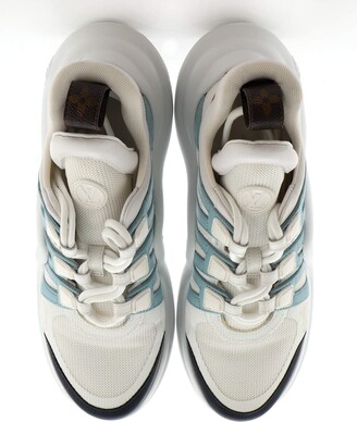 Louis Vuitton Women's LV Archlight Sneakers Fabric and Leather Silver  2211053