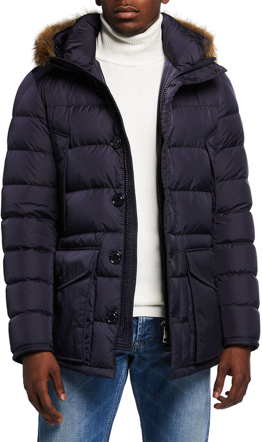 Moncler Mens Fur Jacket | Shop the world's largest collection of fashion |  ShopStyle