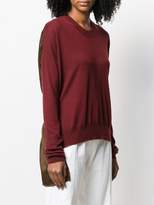 Thumbnail for your product : UMA WANG contrast back sweater