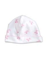 Thumbnail for your product : Kissy Kissy Baby Ballet Slippers Printed Pima Baby Hat, Pink, Size Newborn-Small