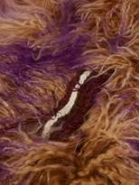 Thumbnail for your product : Marni Dip Dyed Mongolian Wool Scarf - Womens - Purple