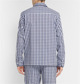 Thumbnail for your product : Sleepy Jones Henry Gingham-Checked Cotton Pyjama Shirt