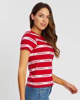 Thumbnail for your product : Superdry Cote Stripe Text Tee