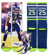 Thumbnail for your product : FBF ORIGINALS 'Seattle Seahawks - Richard Sherman' Stripe Socks