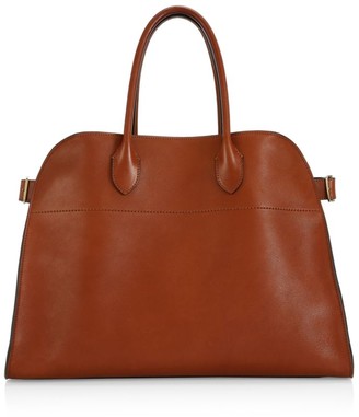 The Row Margaux 15 Leather Bag