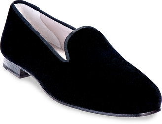 black velvet slippers womens