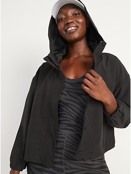 only cropped utility jacket