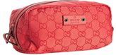 Thumbnail for your product : Gucci coral GG nylon medium cosmetic case