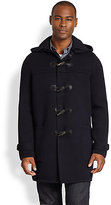 Thumbnail for your product : Vince Textured Wool Toggle Coat