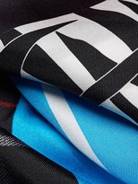 Thumbnail for your product : Balenciaga Striped Poplin Mixed-Scarf Shirtdress
