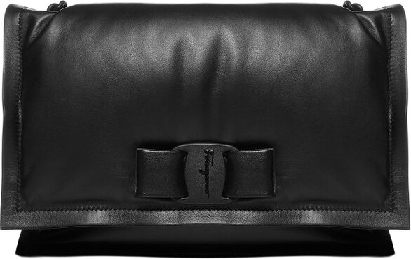 Ferragamo grey Leather Viva Mini Bag