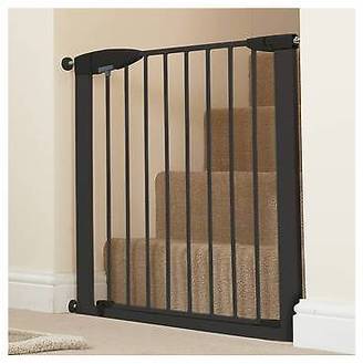 Munchkin ; Easy Close Tall & Wide Metal Baby Gate Silver Gray - 29.5 - 51.0