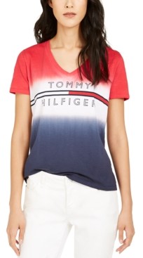 Tommy Hilfiger Tie-Dye Ombre Logo T-Shirt - ShopStyle