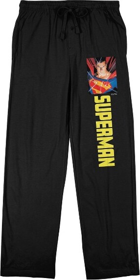 Superman SupermanClassicMen'sBlackSleepPajamaPants-XXL