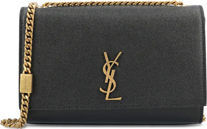 Saint Laurent NEW KATE small in grain de poudre leather