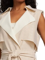 Thumbnail for your product : Chiara Boni La Petite Robe Vienna Sleeveless Trench Vest