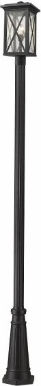Z-Lite Z-LiteBrookside1-LightPostLightinBlack