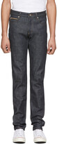 Thumbnail for your product : Naked & Famous Denim Indigo Chinese New Year Metal Rat Super Guy Jeans