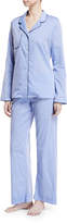 Thumbnail for your product : Derek Rose Amalfi Piped Pajama Set