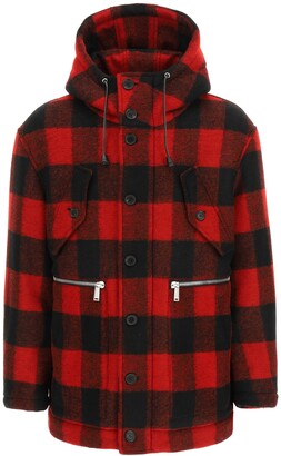 DSQUARED2 canada check bomber - ShopStyle Outerwear