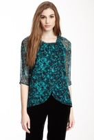 Thumbnail for your product : Winter Kate Crinkle Silk Chiffon Blouse