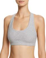 Thumbnail for your product : Commando Cotton-Stretch Heathered Racerback Bralette