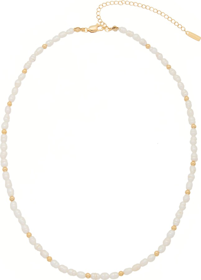st. Moran Freshwater Seed Pearl Necklace