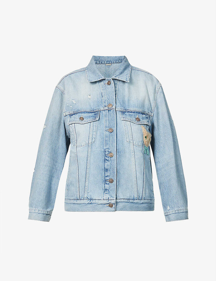 Mixed Denim Jacket | Shop the world's largest collection of fashion 