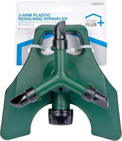 HomePlus HomePlus,RotatingSprinkler,16.5"Dx16.5"Wx7.1"HPlasticSledBase1900sqft-Caseof6