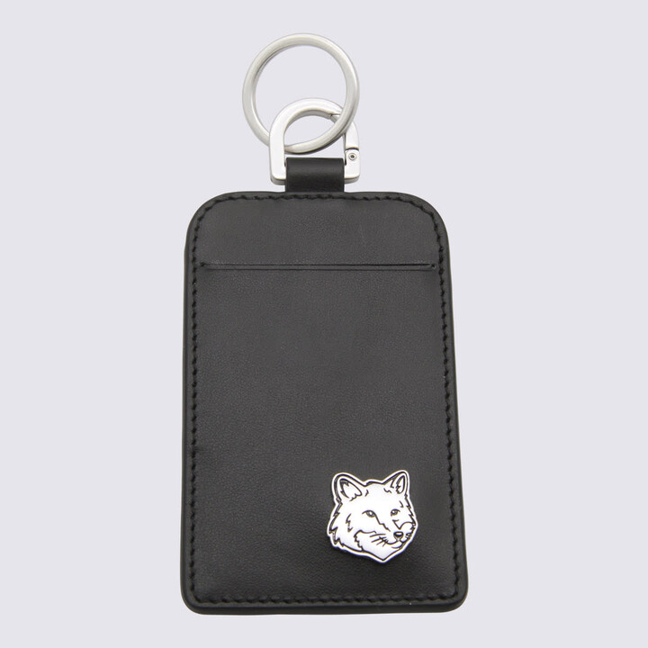 MAISON KITSUNÉ Black Fox Head Bifold Wallet - ShopStyle