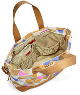 Thumbnail for your product : Storksak Triangle-Print Diaper bag
