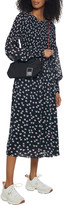 Thumbnail for your product : Ganni The Vikki Shirred Printed Chiffon Midi Dress