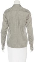 Thumbnail for your product : Steven Alan Herringbone Collared Button-Up w/ Tags