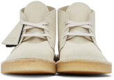 Thumbnail for your product : Clarks Originals Originals Off-White Suede Desert Coal Boots