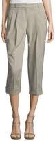 Thumbnail for your product : Michael Kors Pleated-Front Slouch Capri Pants, Sand