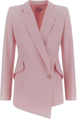Alexander McQueen Wool Double-breasted Jacket in Pink sport coats and suit jackets Womens Clothing Jackets Blazers Save 66% 